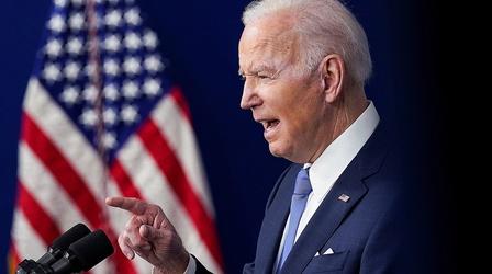 Video thumbnail: PBS NewsHour Analyzing Biden's job performance in his first year