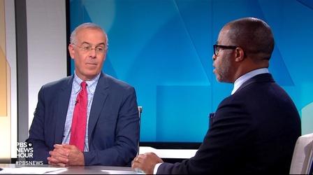 Video thumbnail: PBS NewsHour Brooks and Capehart on Build Back Better, Biden abroad