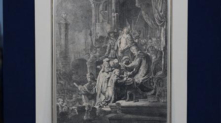 Video thumbnail: Antiques Roadshow Appraisal: 1636 Rembrandt "Christ Before Pilate" Etching
