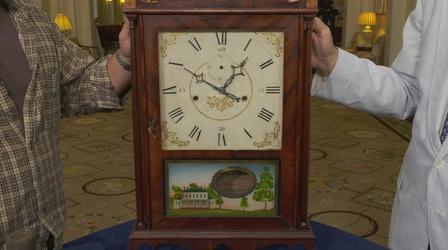 Video thumbnail: Antiques Roadshow Appraisal: Seth Thomas Pillar & Scroll Clock, ca. 1820
