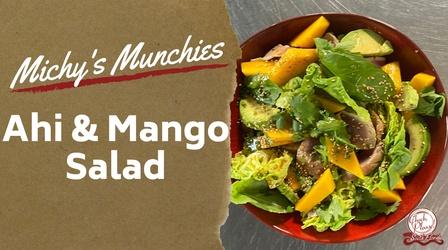 Video thumbnail: Check Please! South Florida Ahi & Mango Salad | Michy's Munchies