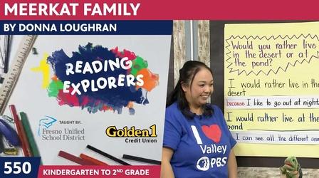 Video thumbnail: Reading Explorers K-2-550: Meerkat Family by Donna Loughran