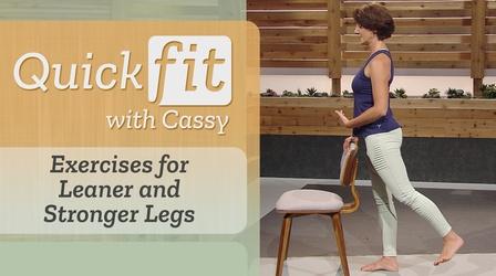 Video thumbnail: Quick Fit with Cassy Exercises for Leaner and Stronger Legs