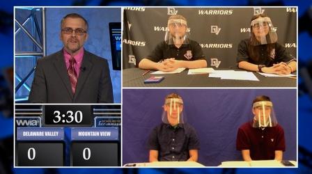 Video thumbnail: Scholastic Scrimmage Mountain View vs. Delaware Valley