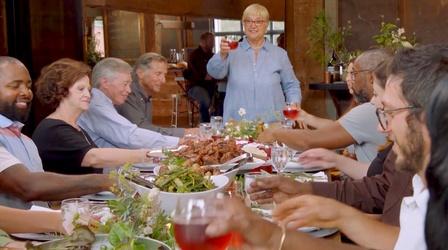 Video thumbnail: Lidia Celebrates America The Meal at Ironbound Farm