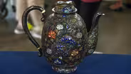 Appraisal: Hiratsuka Filigree & Cloisonné Teapot, ca. 1895