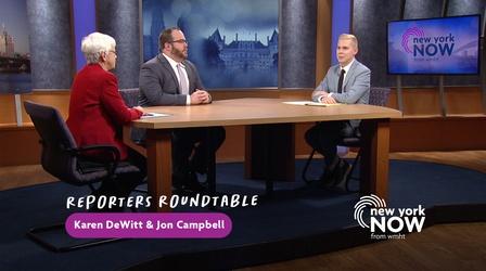 Video thumbnail: New York NOW Reporters Roundtable: State  of the State Address
