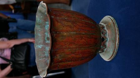 Video thumbnail: Antiques Roadshow Appraisal: Dirk van Erp Copper Vase, ca. 1930