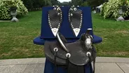 Appraisal: D.E. Walker Visalia Saddle with Tapaderos