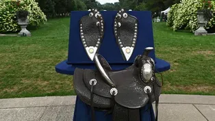 Appraisal: D.E. Walker Visalia Saddle with Tapaderos