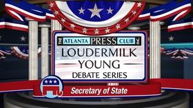 Video thumbnail: Atlanta Press Club Secretary Of State Primary Runoff Debate (R) (2018)
