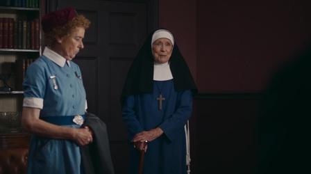 Video thumbnail: Call the Midwife Nurse Crane's Review Interrupted By Her Biggest Fan