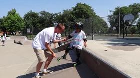 Video thumbnail: Chicago Tonight Skateboard Camp Shows Kids the Basics in Chicago Skate Parks
