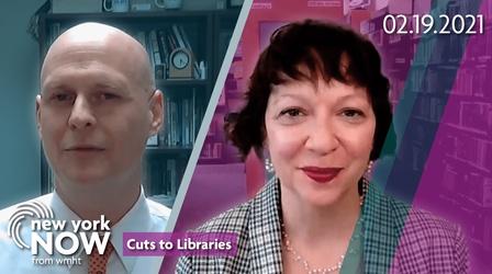Video thumbnail: New York NOW Jeremy Johannesen and Claudia Depkin on Funding Libraries