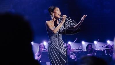 Nicole Scherzinger performs 