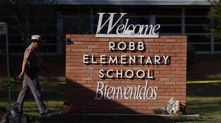 Video thumbnail: PBS NewsHour Residents of Uvalde, Texas, mourn after school massacre