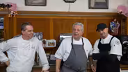 Vincent, Joseph, and Vincent Jr. at Termini Bakery