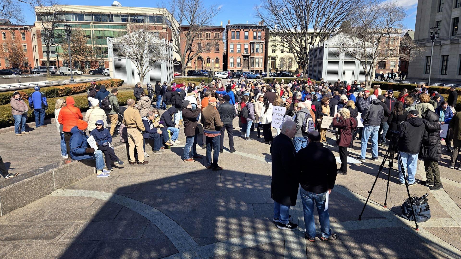 'Stand Up for Science' rally against research cuts | NJ Spotlight News ...