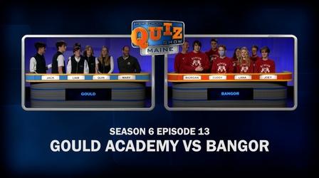 Video thumbnail: High School Quiz Show: Maine Gould vs Bangor