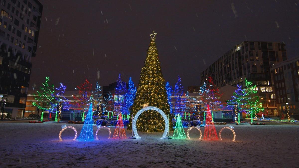 Columbus Commons Holiday Lights Broad And High All Arts