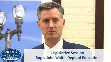 Video thumbnail: Press Club Legislative Session | John White | 02/25/19 | Press Club