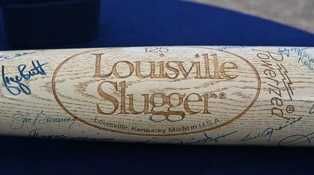 Video thumbnail: Antiques Roadshow Appraisal: Autographed Louisville Slugger Baseball Bat