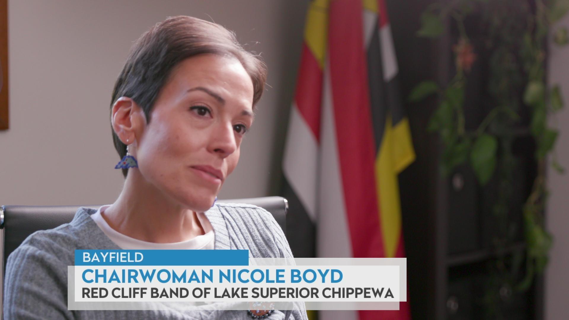 Chairwoman Nicole Boyd on Frog Bay Tribal National Park