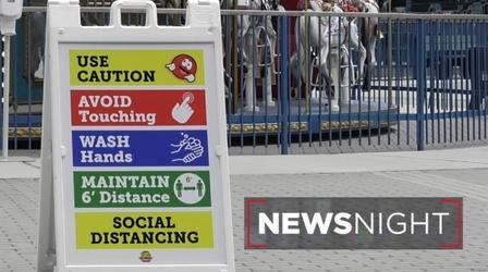 Video thumbnail: NewsNight Coronavirus cases rise significantly in Florida