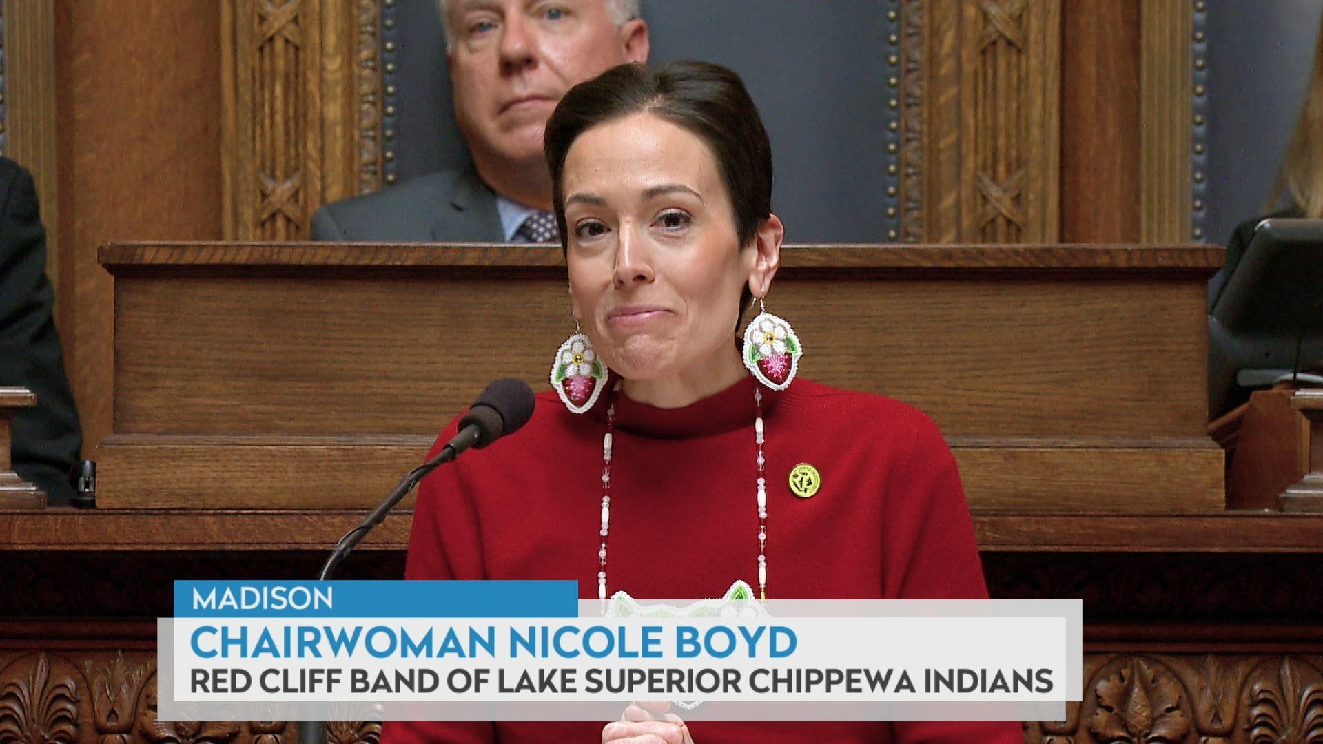 Chairwoman Nicole Boyd on tribal nations working with Evers Chairwoman Nicole Boyd on tribal nations working with Evers