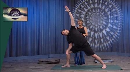 Video thumbnail: Yoga Basics with patty Extended Side Angle Pose