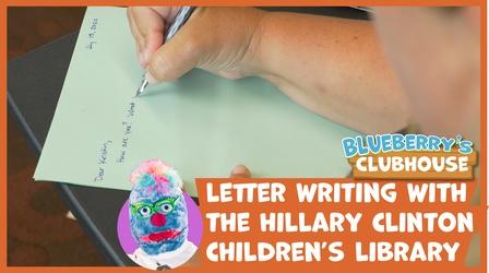 Video thumbnail: Blueberry's Clubhouse Letter Writing with CALS Children’s Library