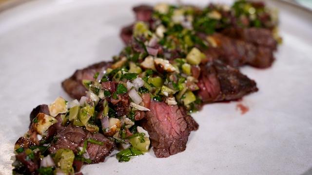 Seared Skirt Steak by Farm to Fork