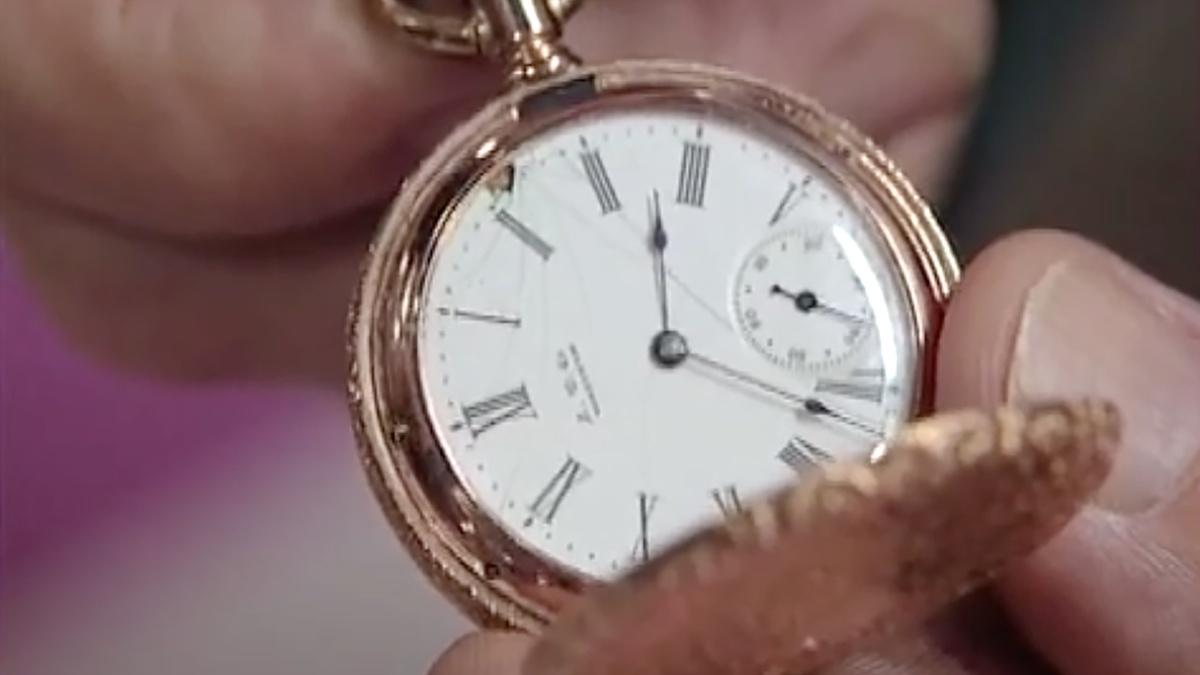 Appraisal 1889 Waltham Pocket Watch Antiques Roadshow THIRTEEN