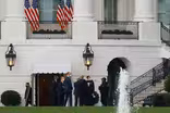 How are White House staffers reacting to Trump's diagnosis?