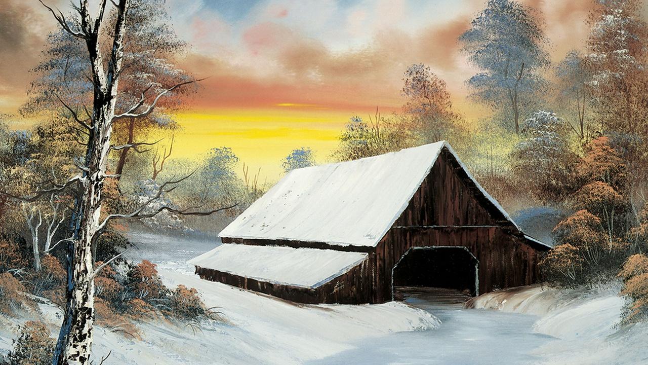 The Best of the Joy of Painting with Bob Ross | Barn at Sunset