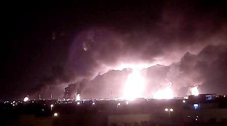 Video thumbnail: PBS NewsHour Will reaction to Saudi oil attacks 'spiral out of control'?