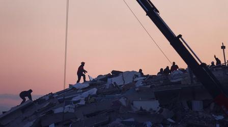 Video thumbnail: PBS NewsHour Earthquake death toll hits 12,000 in Turkey and Syria