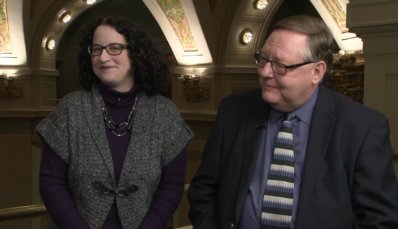 Reporters from Greater Minnesota discuss the session