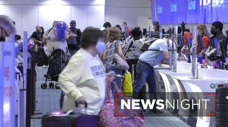Video thumbnail: NewsNight COVID-19 cases climb in Florida after busy travel season