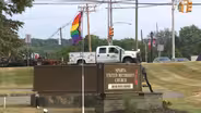 Burned pride flag spurs church members to show solidarity