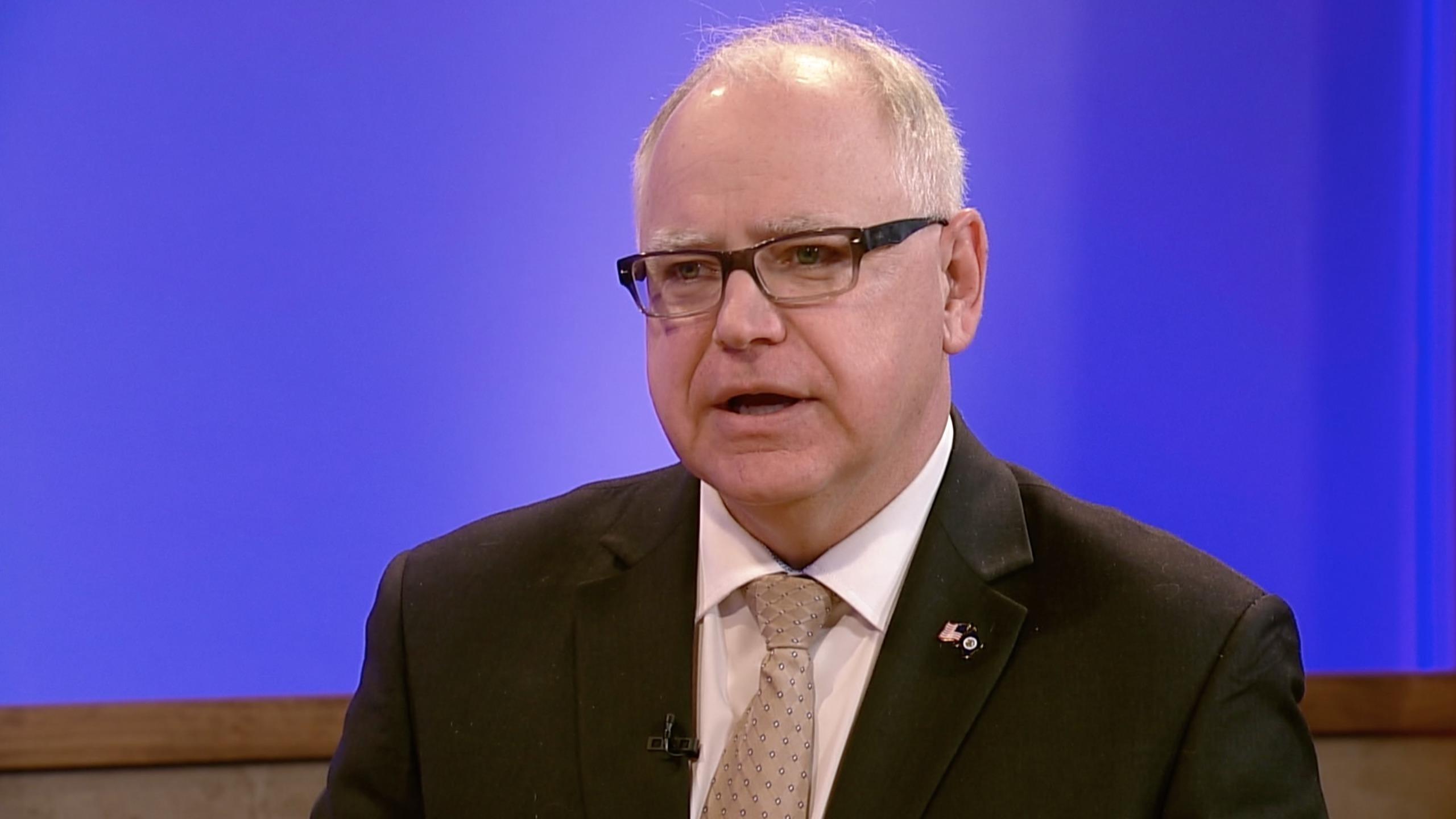 Governor Tim Walz Talks Budget and Bonding