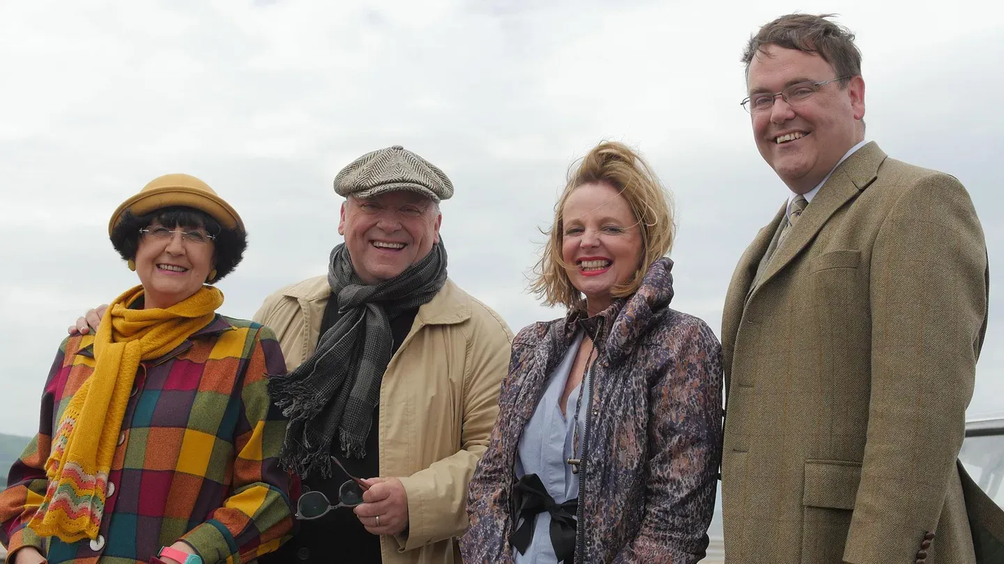 Claire Grogan and Alex Norton