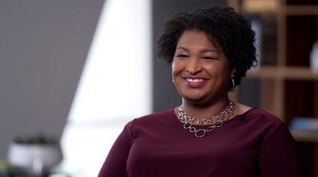Video thumbnail: Amanpour and Company Stacey Abrams on Her New Novel and the State of Democracy