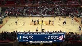 Video thumbnail: High School Activities 2018 Boys Basketball Class A Game 12