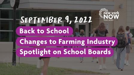 Video thumbnail: New York NOW Farm Workers Update, Safety at New York's Schools, Spotlight