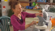 Menorah maker Susan Garson