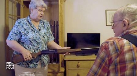 Video thumbnail: PBS NewsHour How families of gun owners with dementia grapple with safety