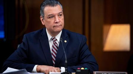 Video thumbnail: PBS NewsHour Sen. Padilla: Democrats now closer to reforming filibuster