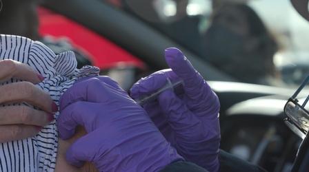 Video thumbnail: Colorado Voices Thornton hosts drive-thru vaccinations for seniors