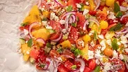 Watermelon Salad with Margarita Dressing | Kitchen Recipe